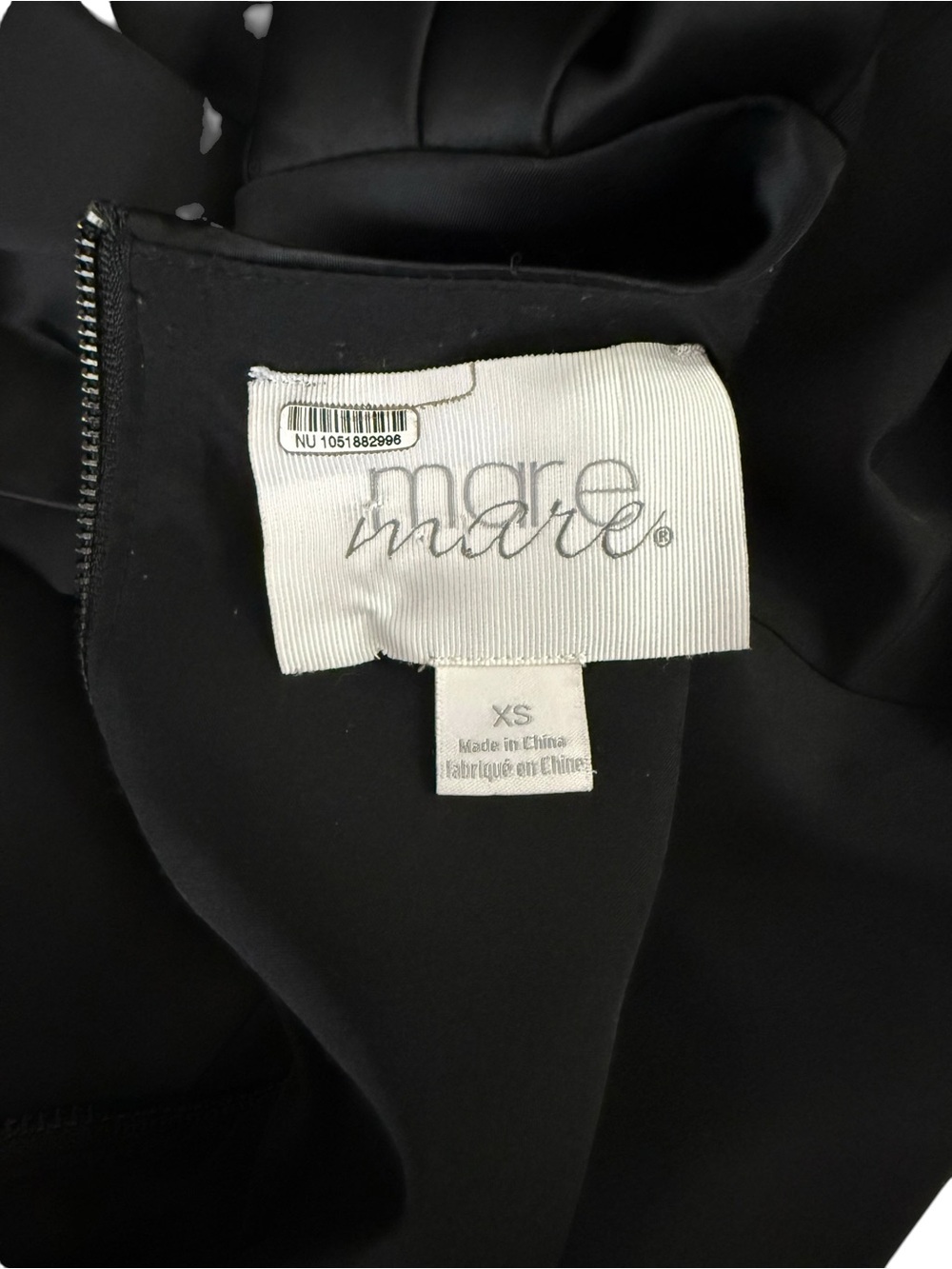 ANTHROPOLOGIE MARE MARE Black Satin Puff Sleeve Crop Top Size XS - Picture 6 of 7